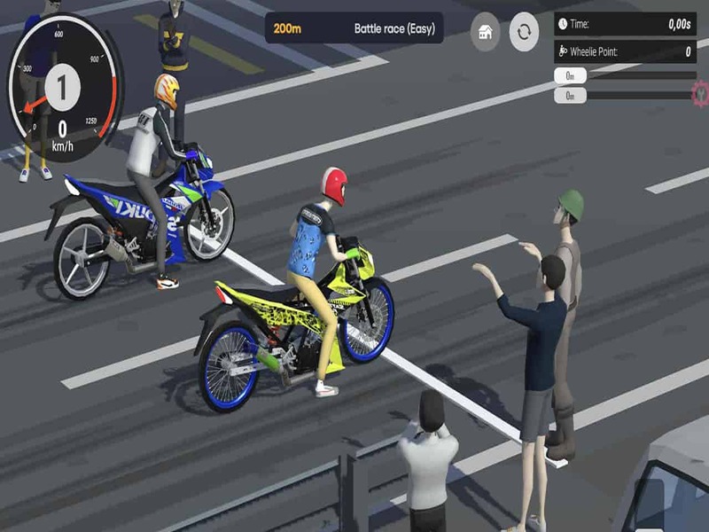 Cách chơi game rất đơn giản trong Asian Drag Champion