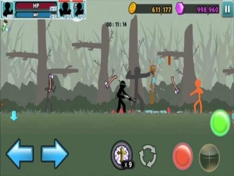 So Sánh Bản Gốc Và Bản Hack Anger of Stick 5