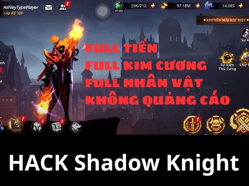 Những Tính Năng Nổi Bật Trong Hack Shadow Knight