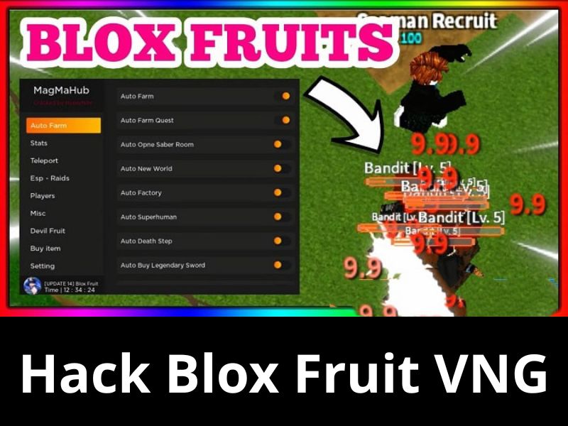 Các Tính Năng Nổi Bật Có Trong Phiên Bản Hack Blox Fruit VNG