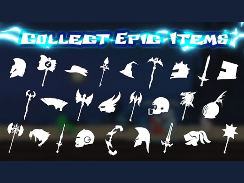 Hệ thống vật phẩm đa dạng trong Hack Stickman The Flash