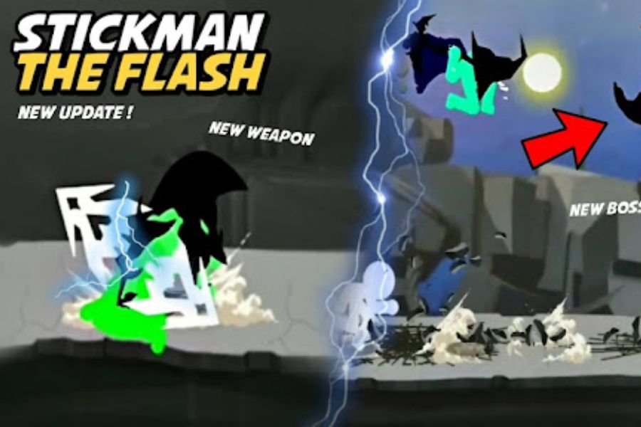 Banner Hack Stickman The Flash Mod APK 1