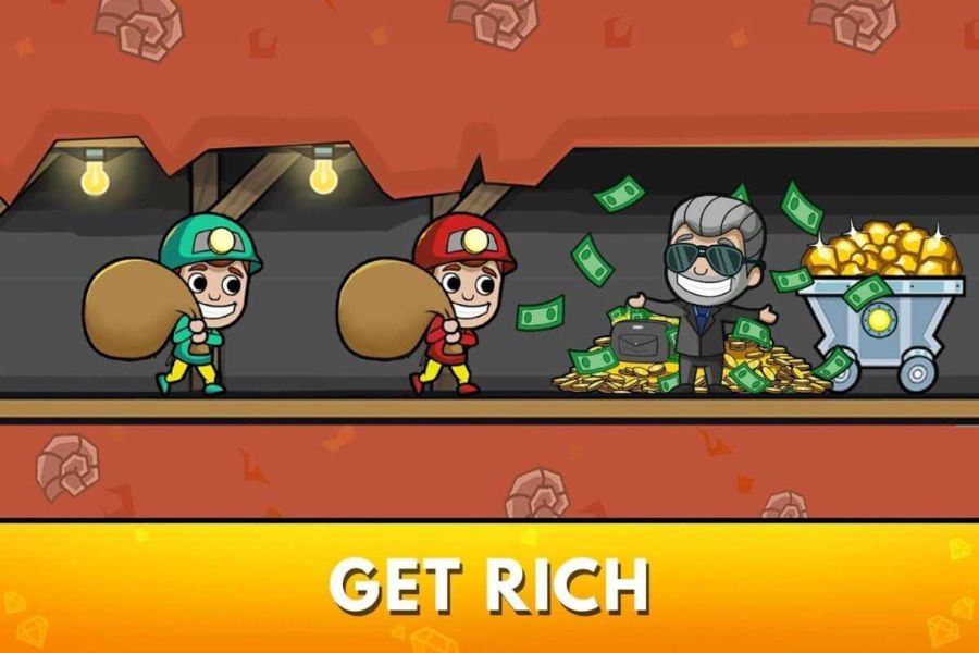Banner Hack Idle Miner Tycoon Mod APK 2