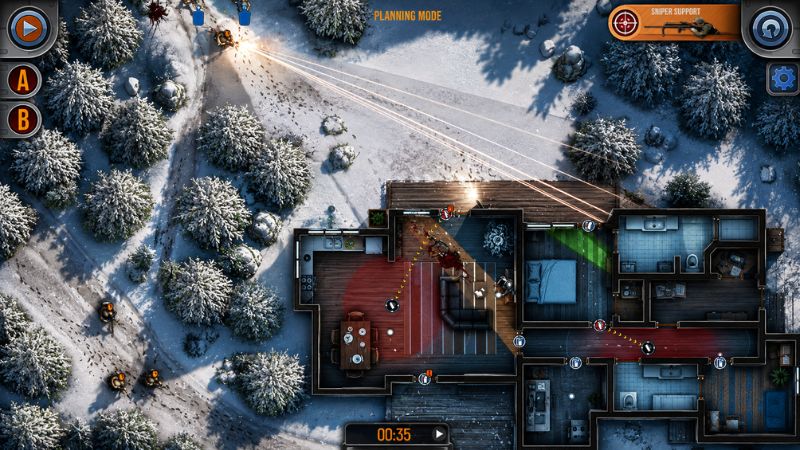 Tải Door Kickers APK v1.1.47 Miễn Phí Cho Android 1 Door Kickers APK với đội SWAT chuẩn bị thực hiện nhiệm vụ chiến thuật