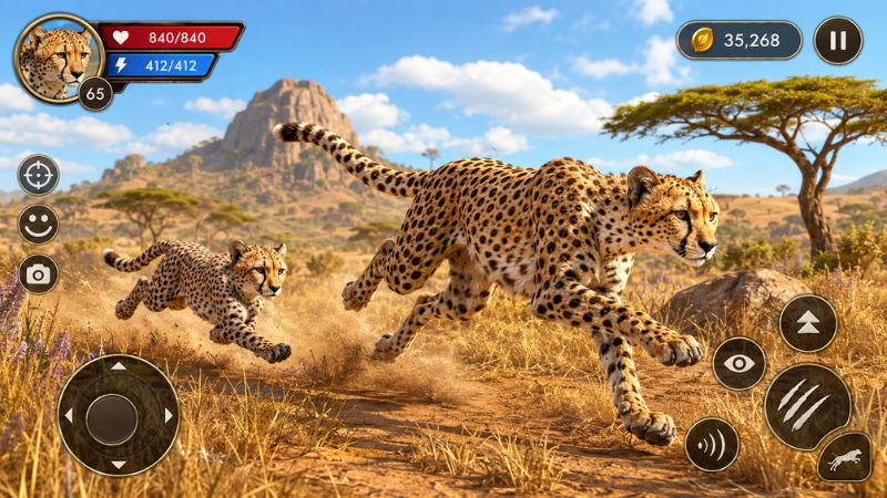 Tải Hack WildCraft MOD APK (Full Tiền, Kim Cương) v46.2_andreno 2 Gameplay WildCraft MOD APK điều khiển động vật khám phá môi trường rộng lớn
