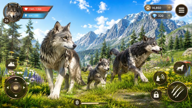 Tải Hack WildCraft MOD APK (Full Tiền, Kim Cương) v46.2_andreno 1 Hack WildCraft với đàn động vật khám phá thế giới hoang dã 3D
