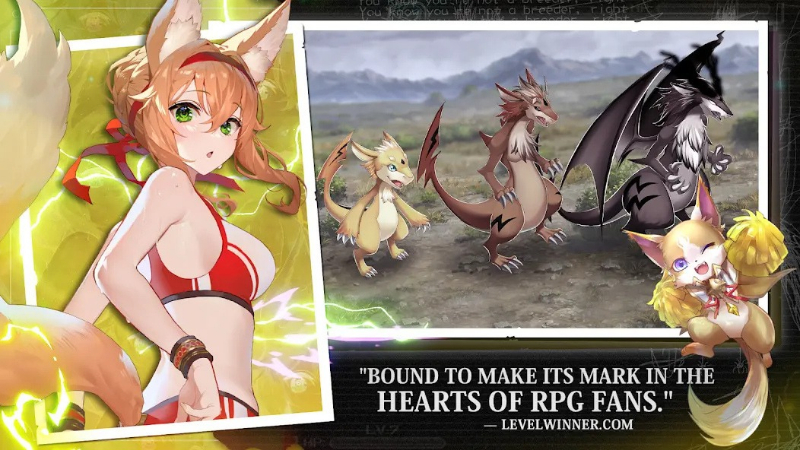 Tải Evertale MOD APK (Vô Hạn Bạc, 100% Tỷ Lệ Bắt) v2.0.105 2 Gameplay Evertale MOD APK bắt monster trong thế giới Erden