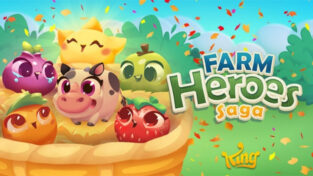 Giao diện ghép nông sản trong Farm Heroes Saga APK