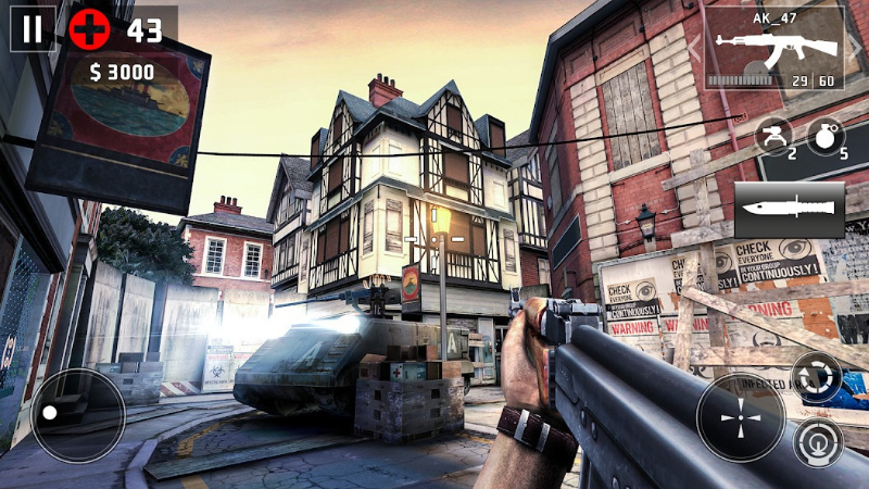 Giao diện lựa chọn súng và trang bị trong Dead Trigger 2