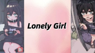 Lonely Girl APK với nhân vật nữ trong không gian căn phòng yên tĩnh